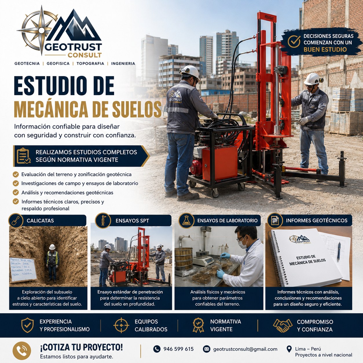Geotrust Consult Facebook ad: ¿Vas a construir?