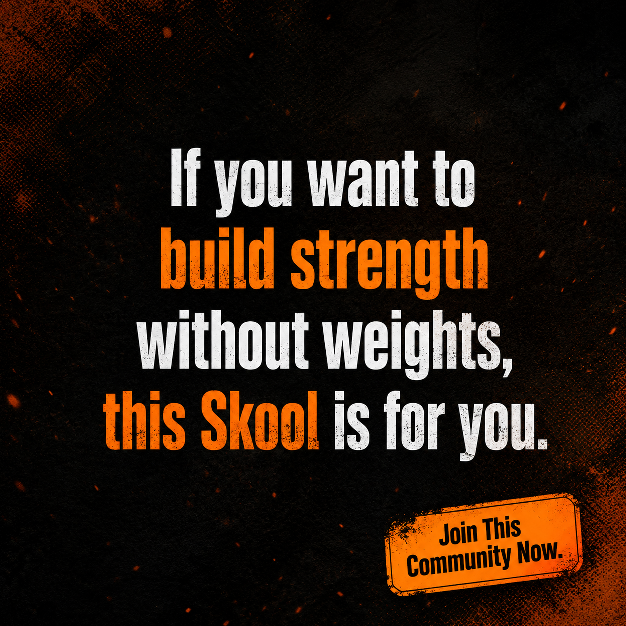 Skool Facebook ad