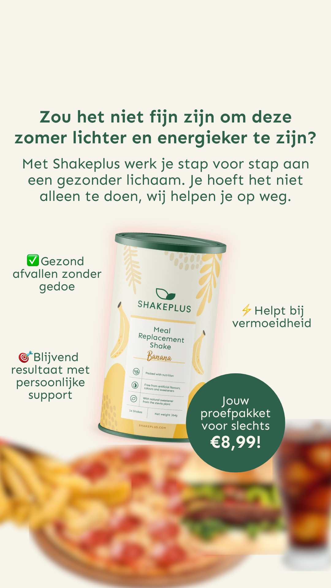 Shakeplus Facebook ad