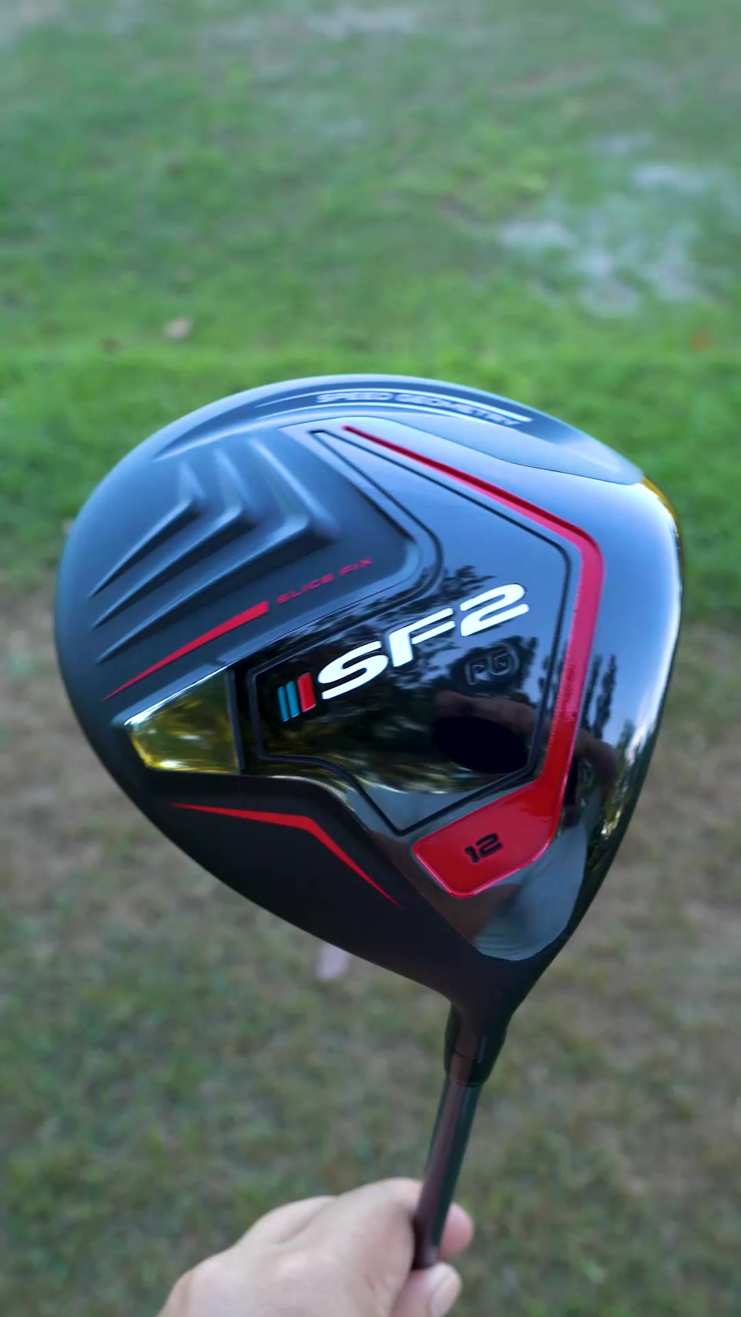 Performance Golf Facebook ad: New SF2 driver fixes slices instantly