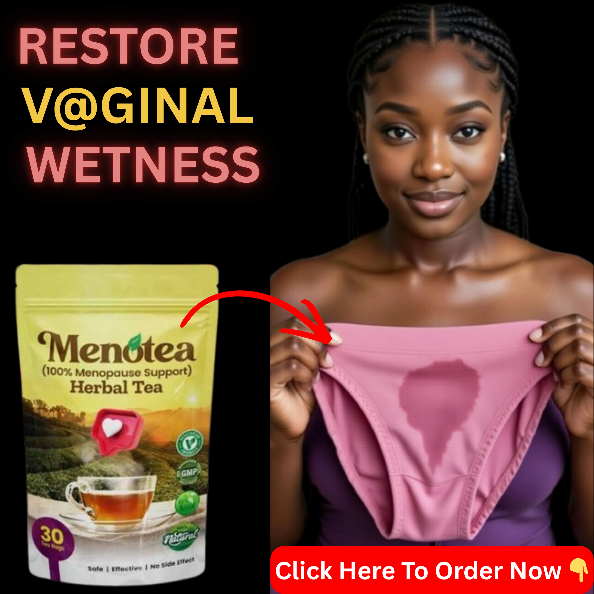 Menotea Wellness Facebook ad