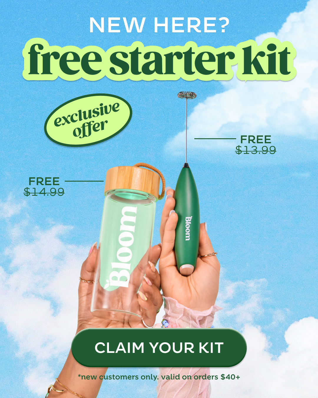 Bloom Nutrition Facebook ad