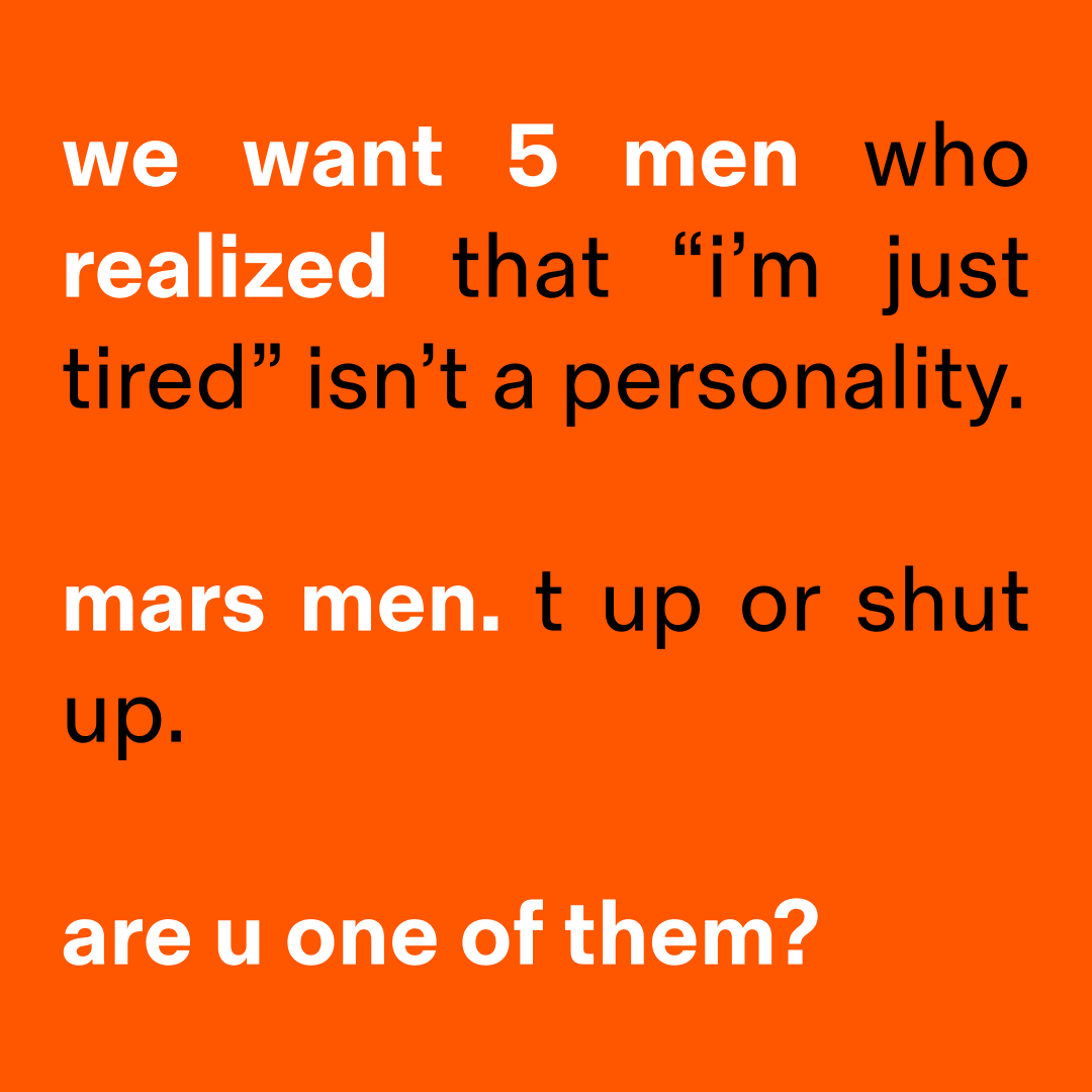 Mars Men Facebook ad