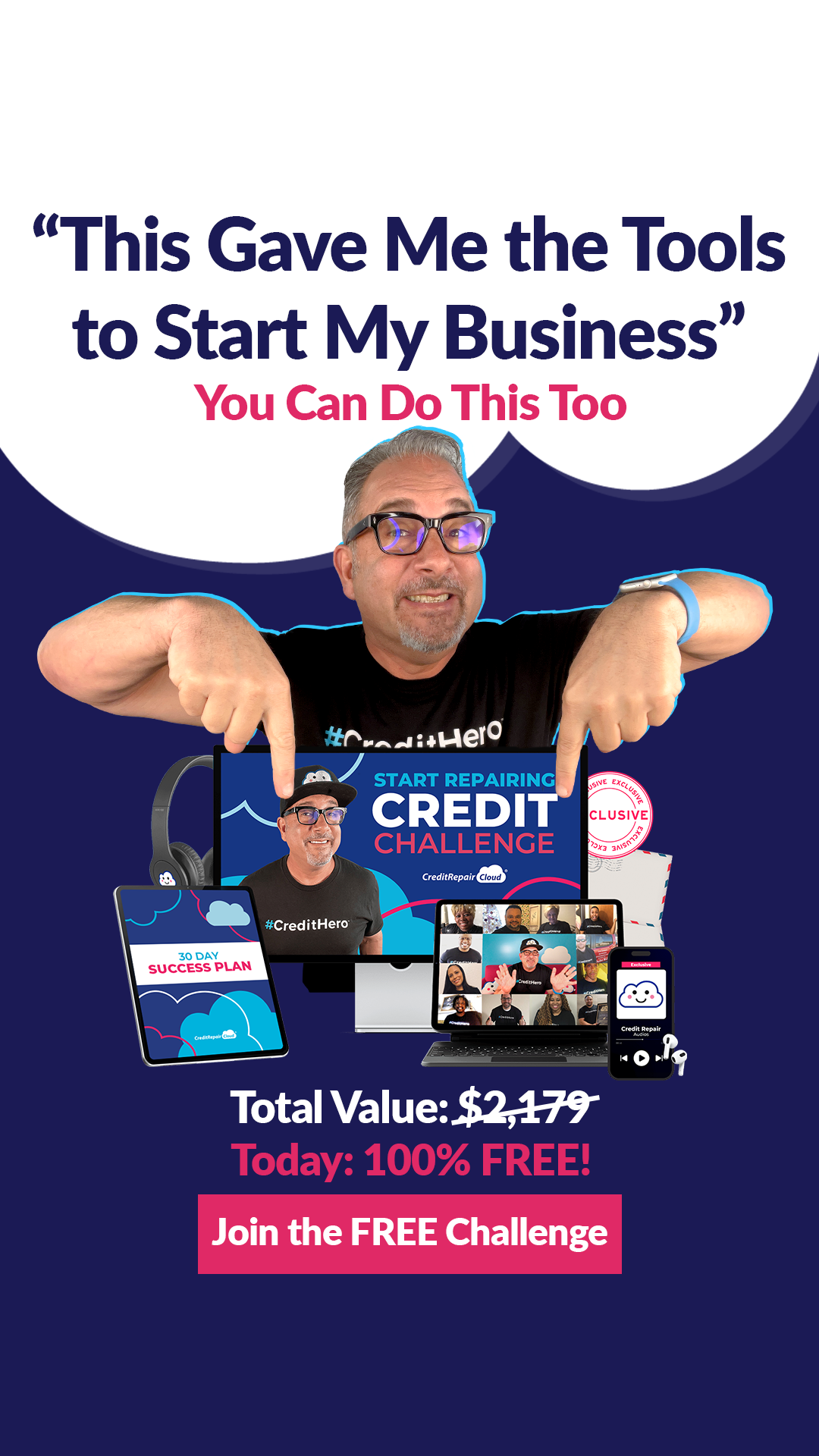 Credit Repair Cloud Facebook ad