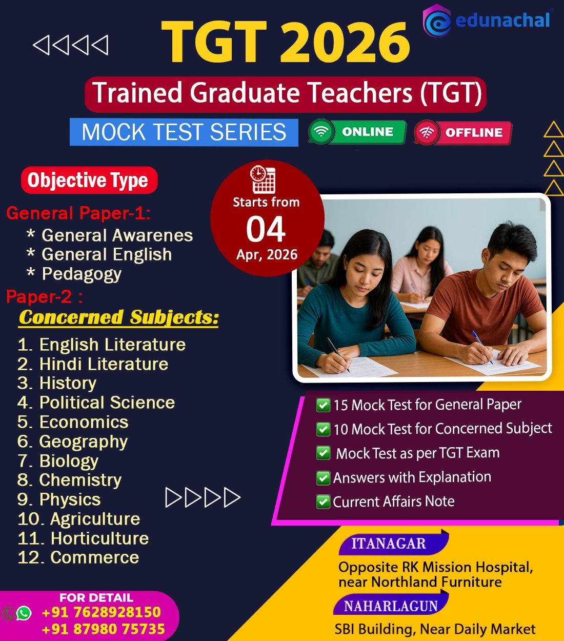 Edunachal Facebook ad: Chat with Us