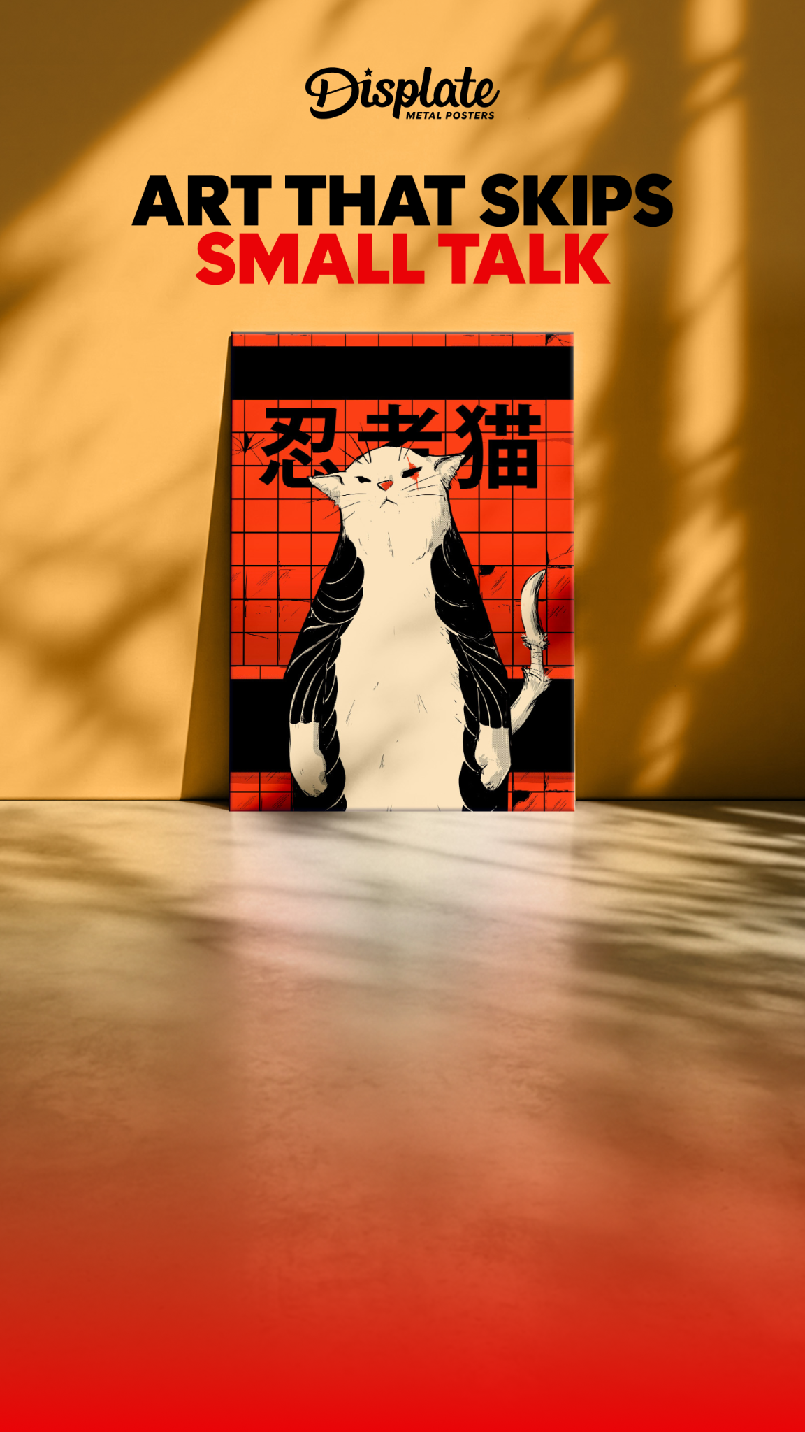 Displate Facebook ad