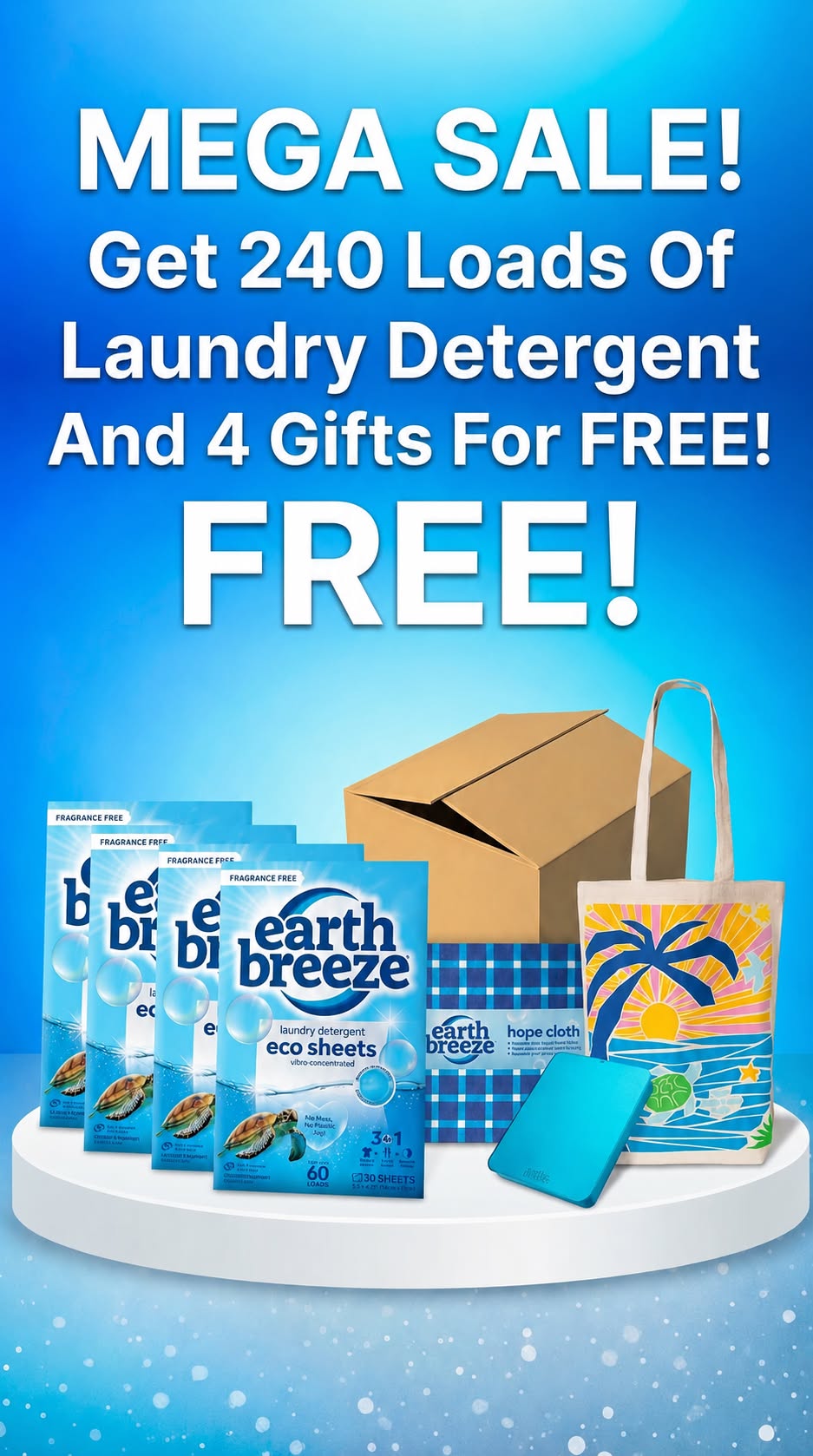 Earth Breeze Facebook ad