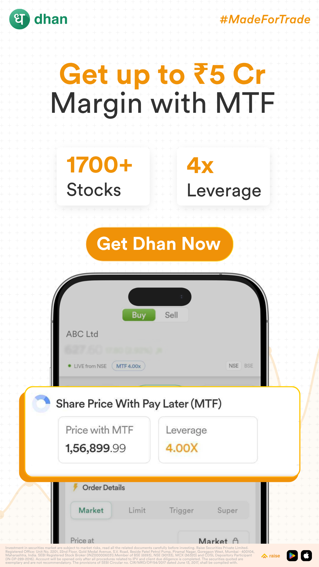 Dhan Facebook ad