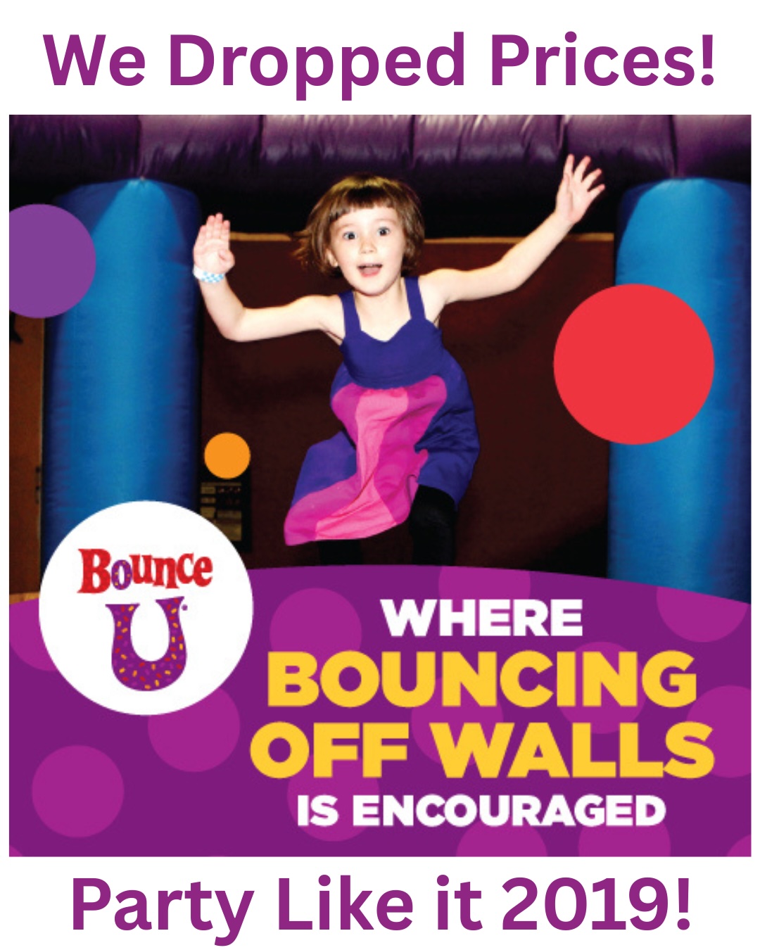 BounceU Facebook ad: Tulsa Kids Birthday Party | Bounce House | BounceU