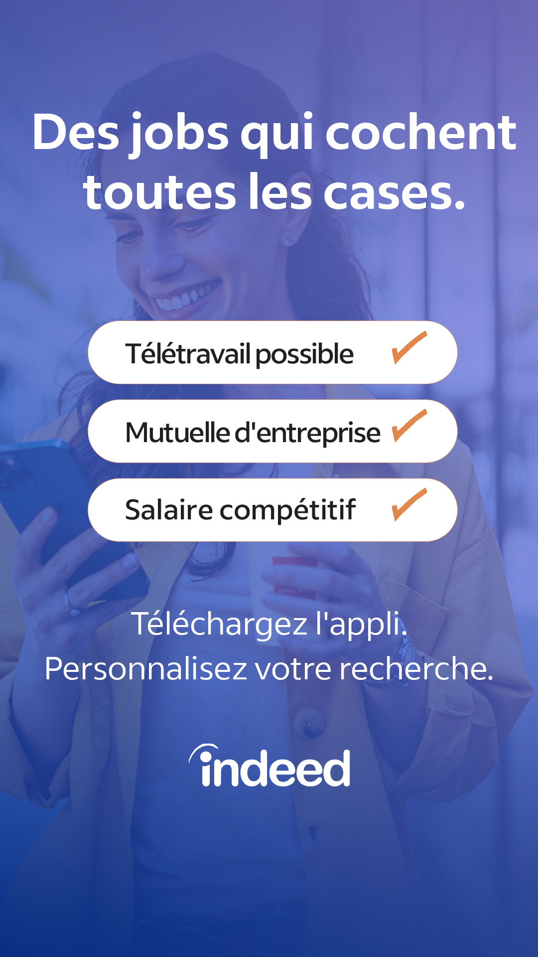 Indeed France Facebook ad