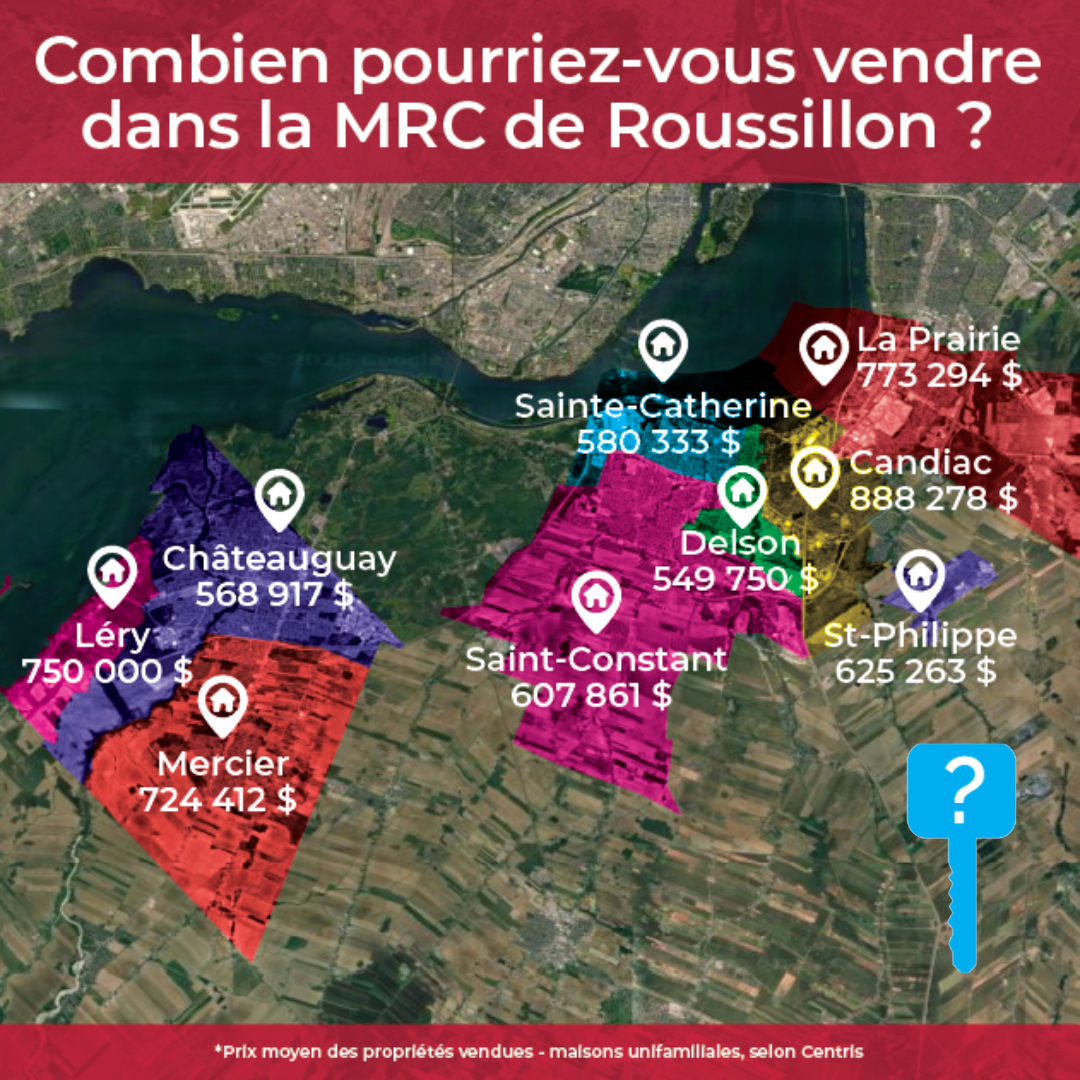 MRC Roussillon info immobilier Facebook ad: Obtenir la valeur marchande de votre propriété