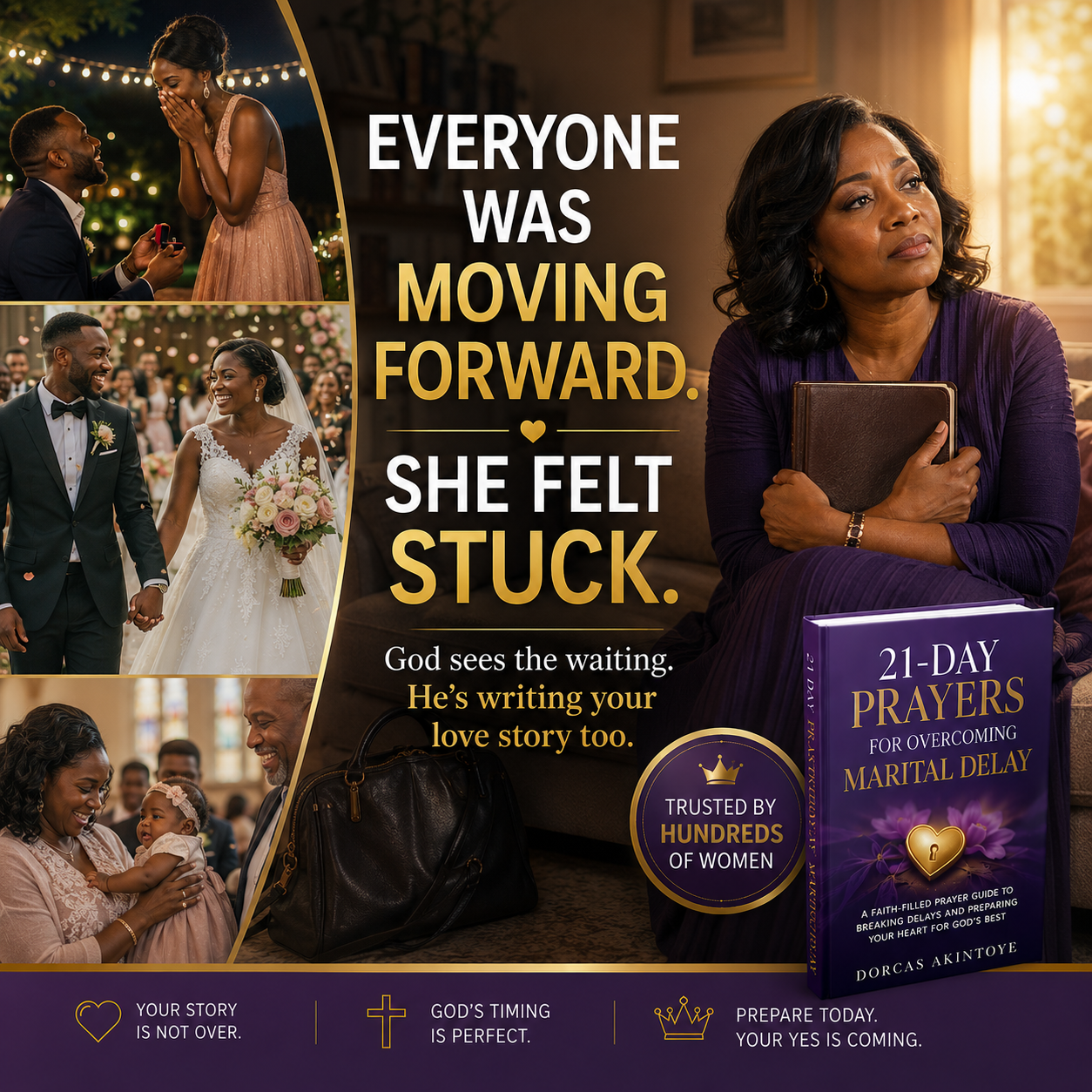 Wellmindwomen132 Facebook ad: Everyone Was Moving Forward. She Felt Stuck.