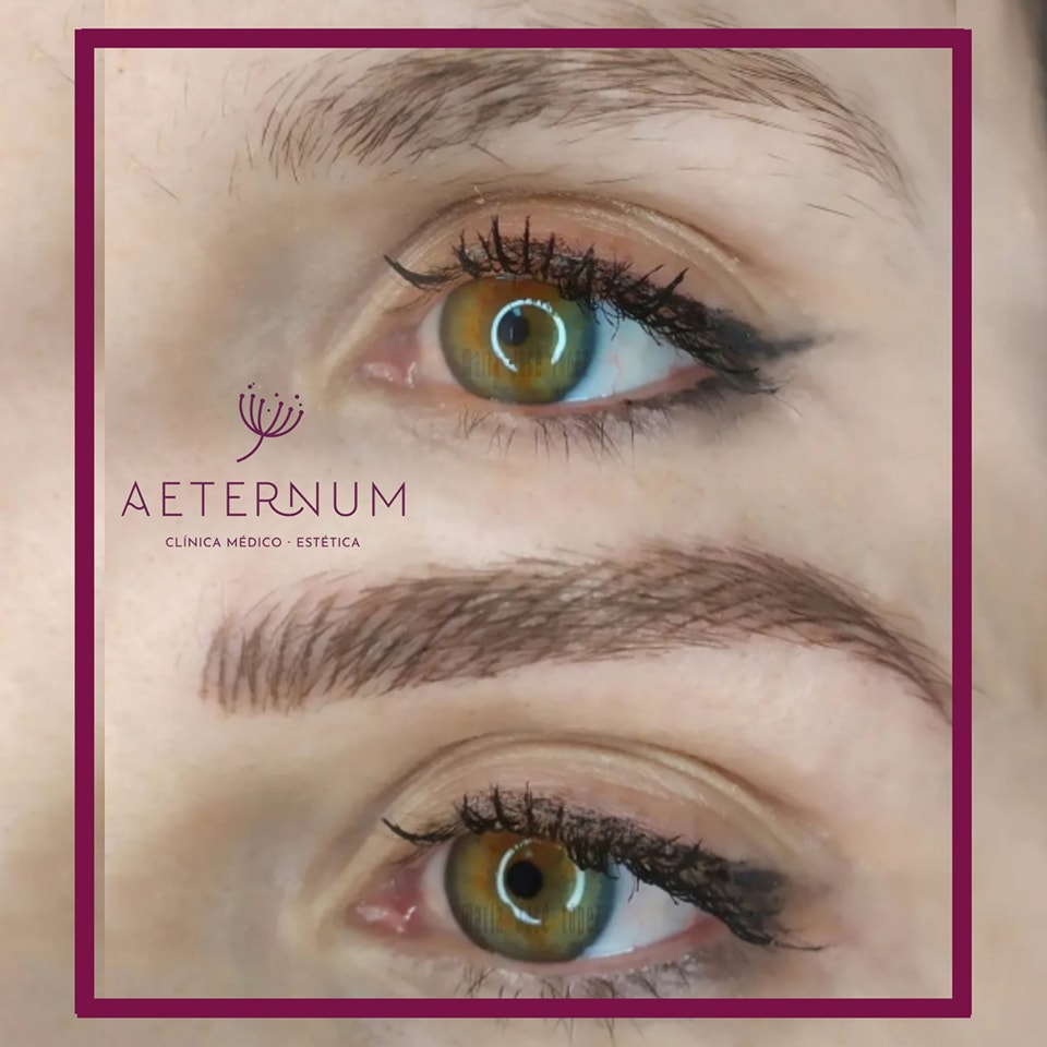 Clinica Aeternum Facebook ad: ¿Os gusta? Con la Micropigmentación de cejas pelo…