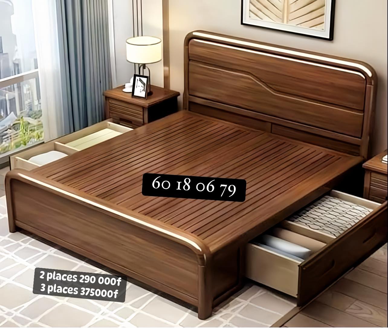 Foam market Burkina Facebook ad: Dormez bien avec un réveils spécial chez Foam…