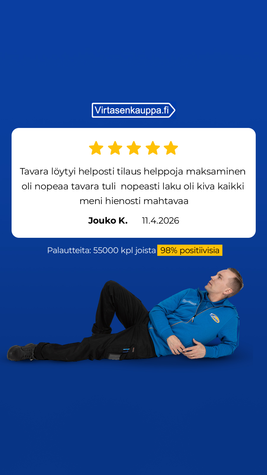 Virtasenkauppa.fi Facebook ad from Jun 1, 2026