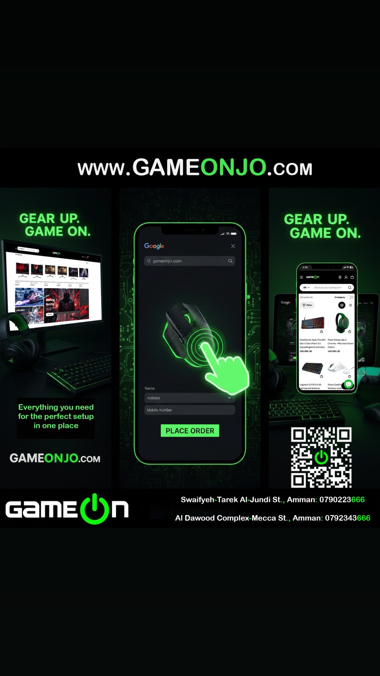 Game On Jo Facebook ad