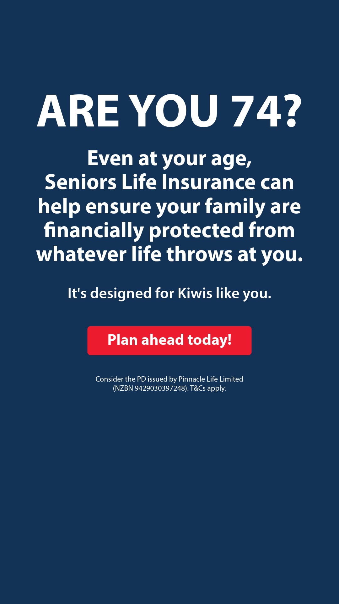 New Zealand Seniors Life Facebook ad