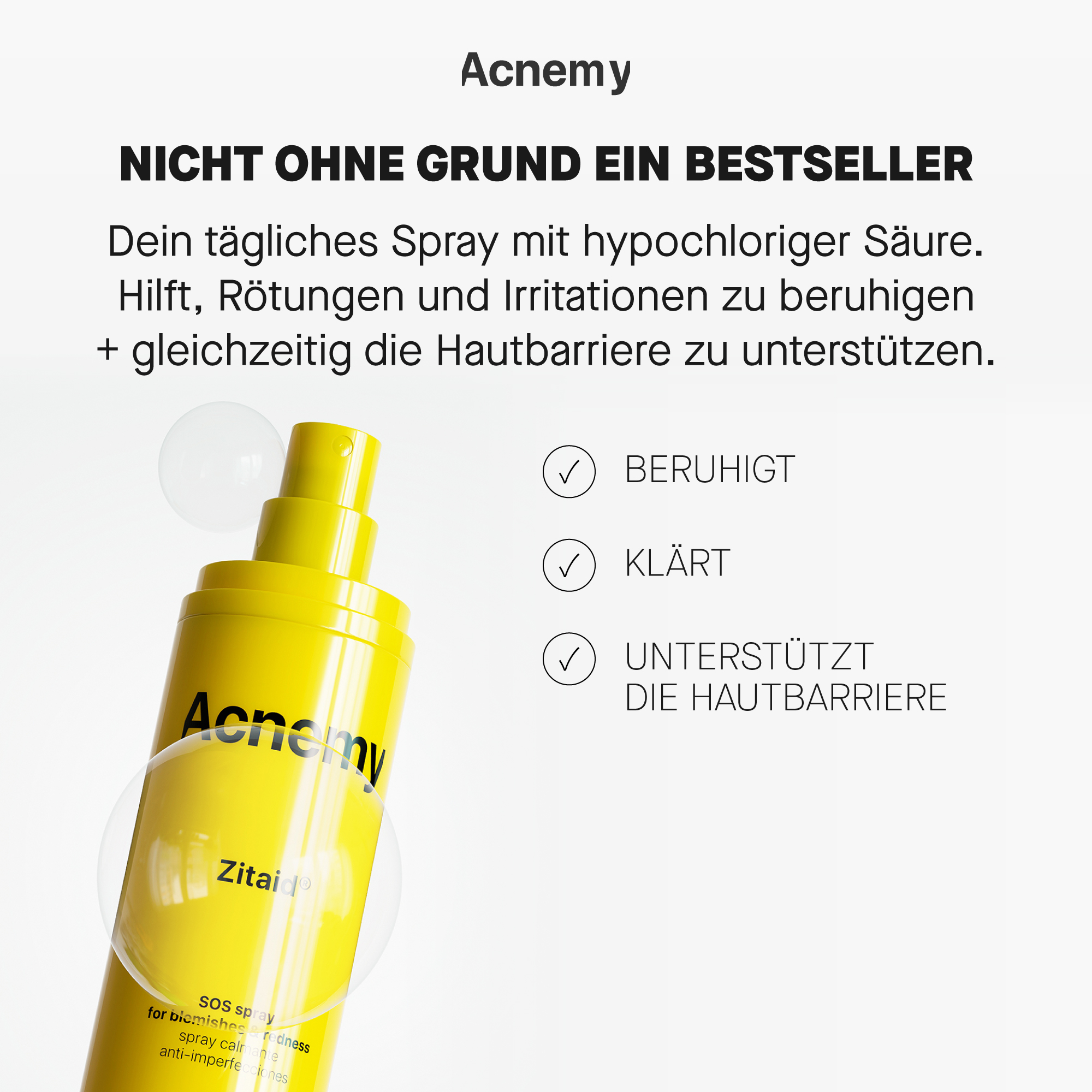 Niche Beauty Lab Facebook ad: Weniger Rötungen. Mehr Ruhe für deine Haut.