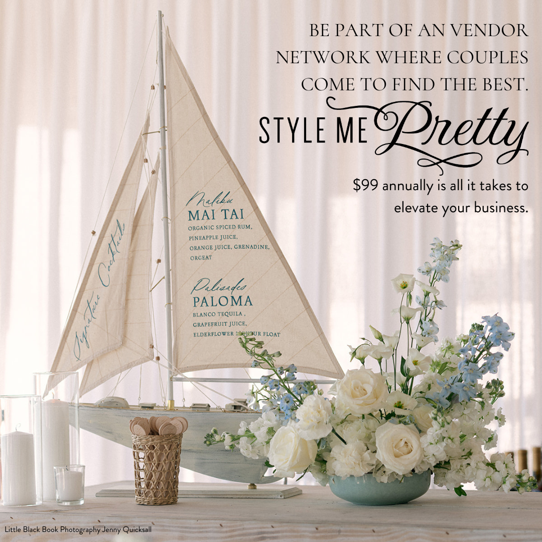 Style Me Pretty Facebook ad