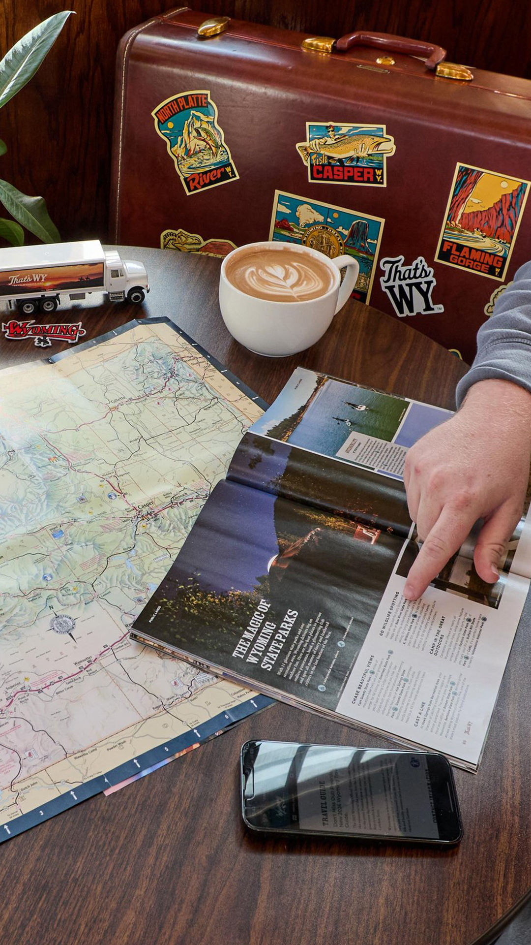 Wyoming Office of Tourism Facebook ad: Adventure is Calling