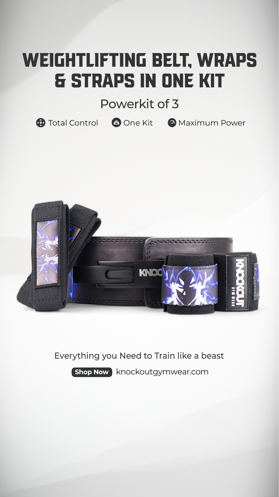 Knockout Gymwear Facebook ad