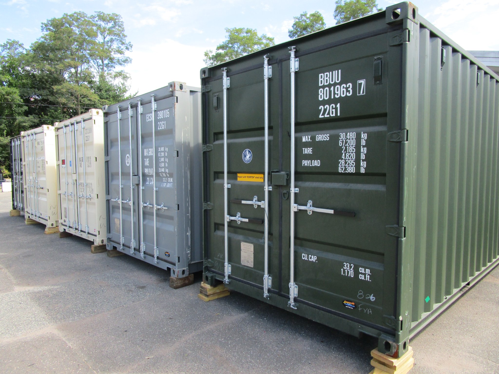 Somersville Sales Facebook ad: Shipping Container Storage shed