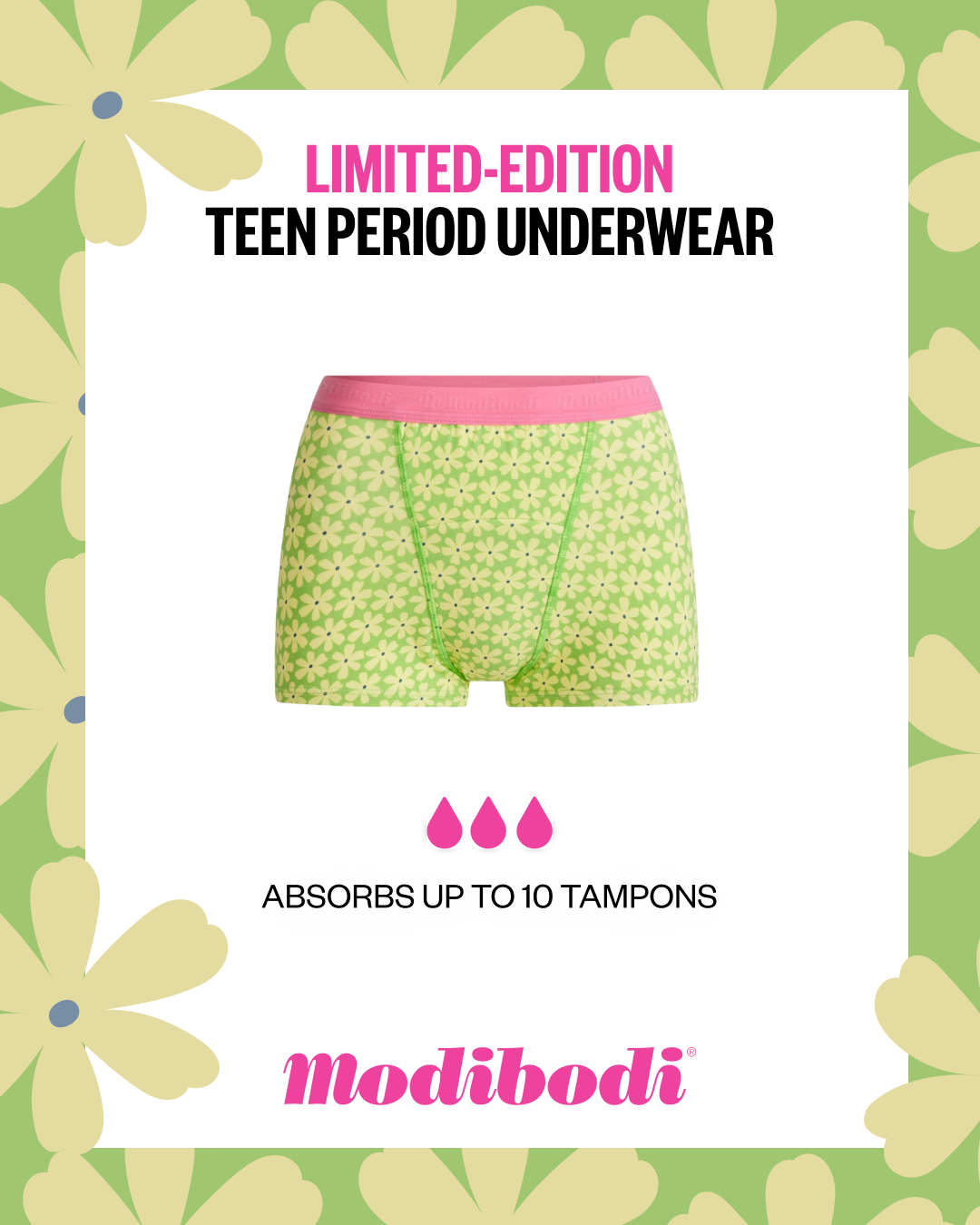 Modibodi Teen Facebook ad