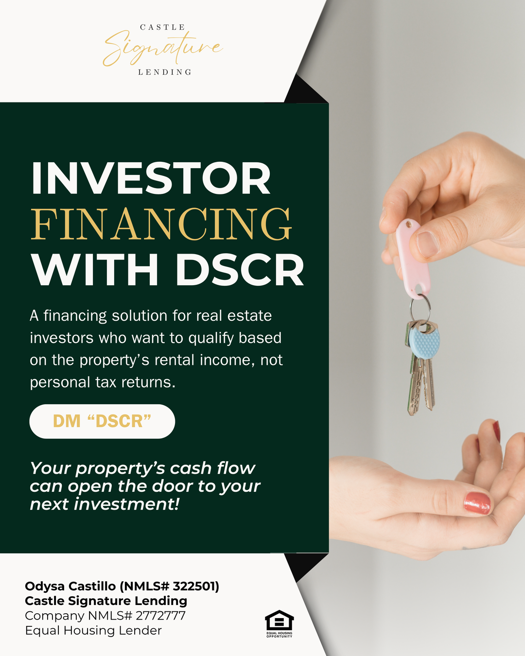 Odysa Castillo - NMLS 322501 Facebook ad