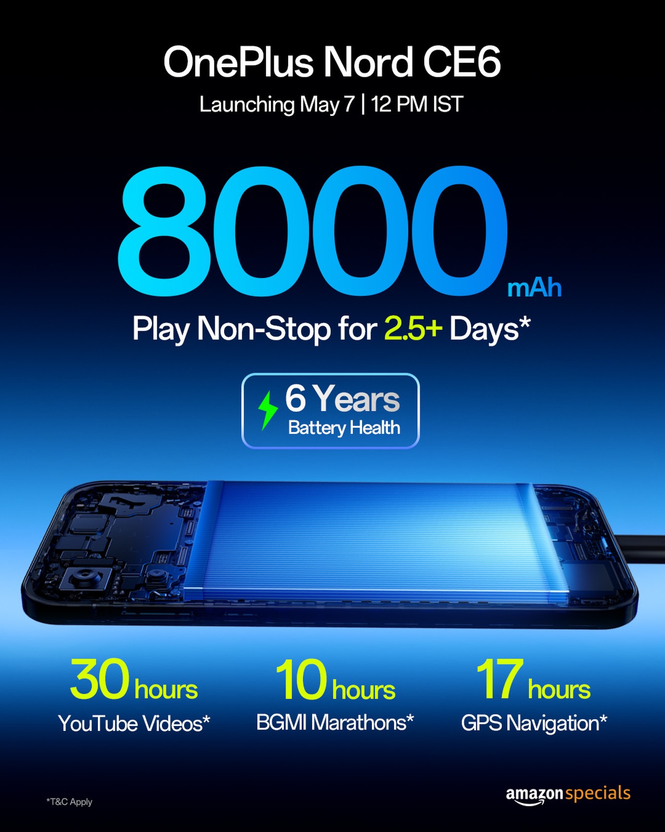 OnePlus Facebook ad: Amazon.in: OnePlus Nord CE6: Electronics