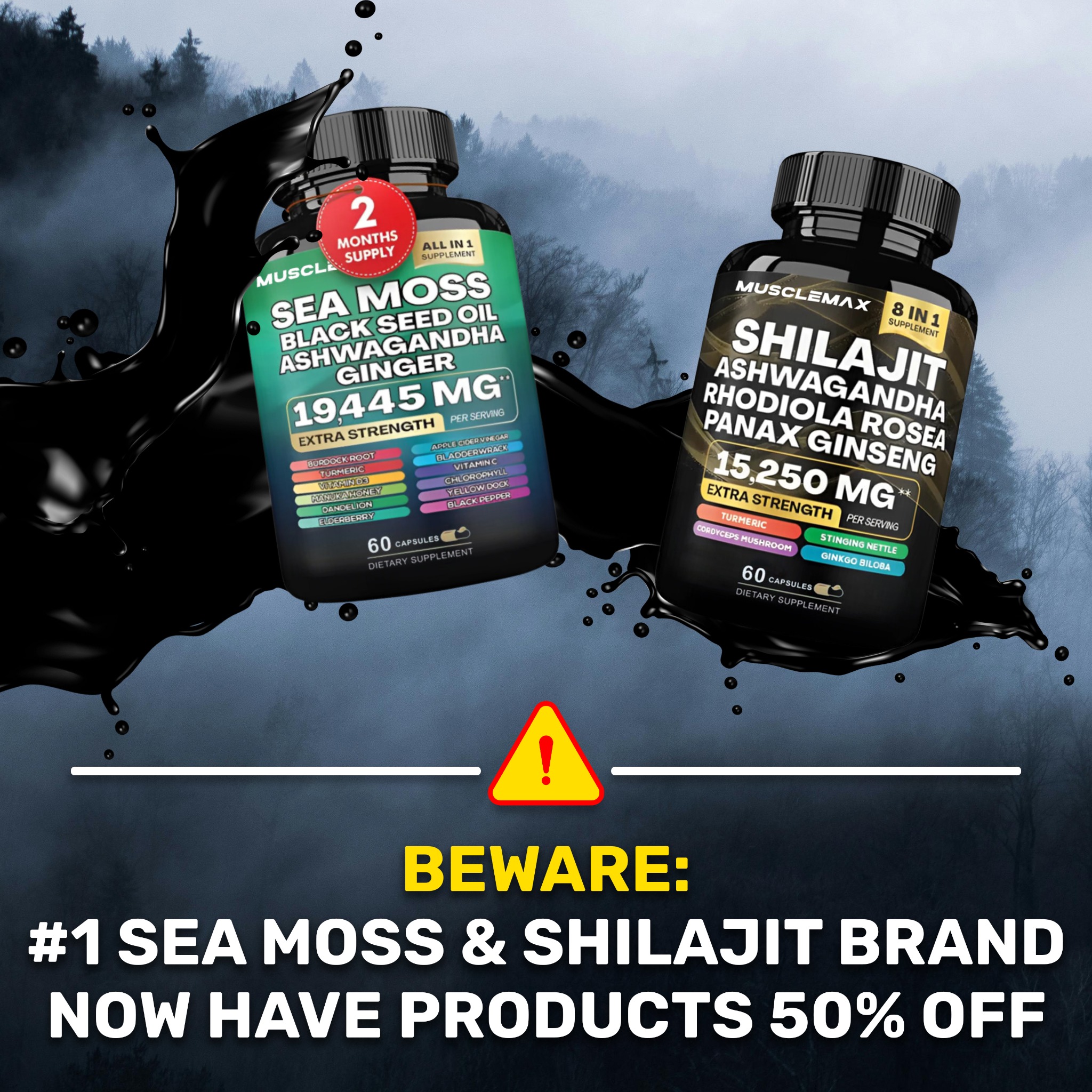 MuscleMax Nutrition Facebook ad