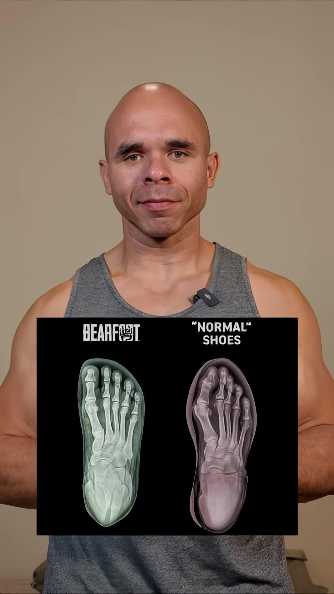 Bearfoot Facebook ad: Restore Your Natural Foot Shape