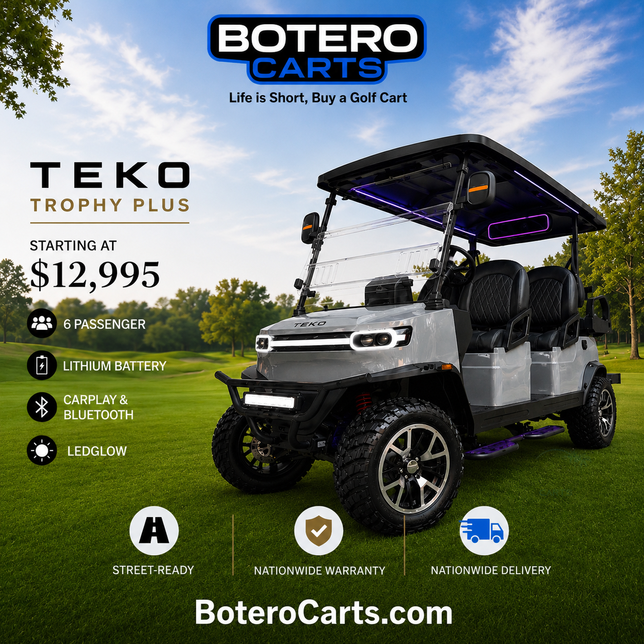 Botero Carts Indianapolis  Facebook ad