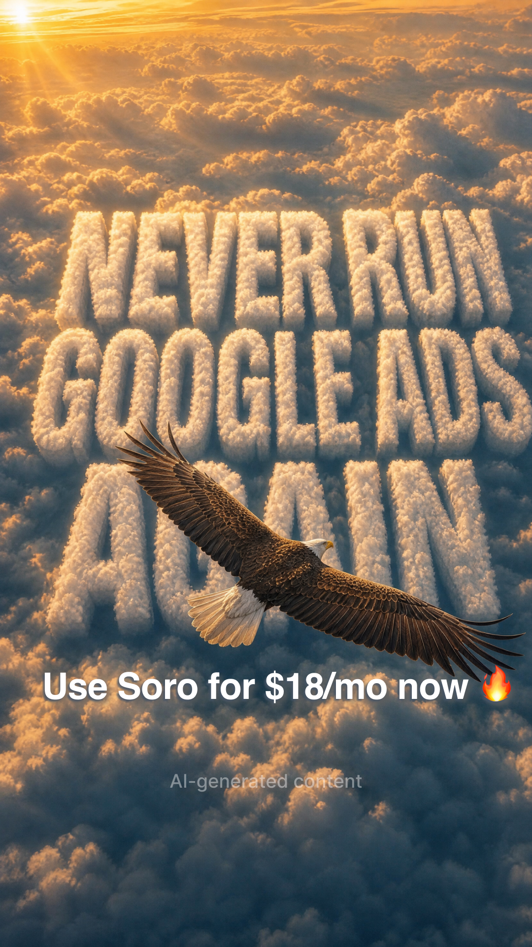 Soro SEO Facebook ad: Rank #1 on Google