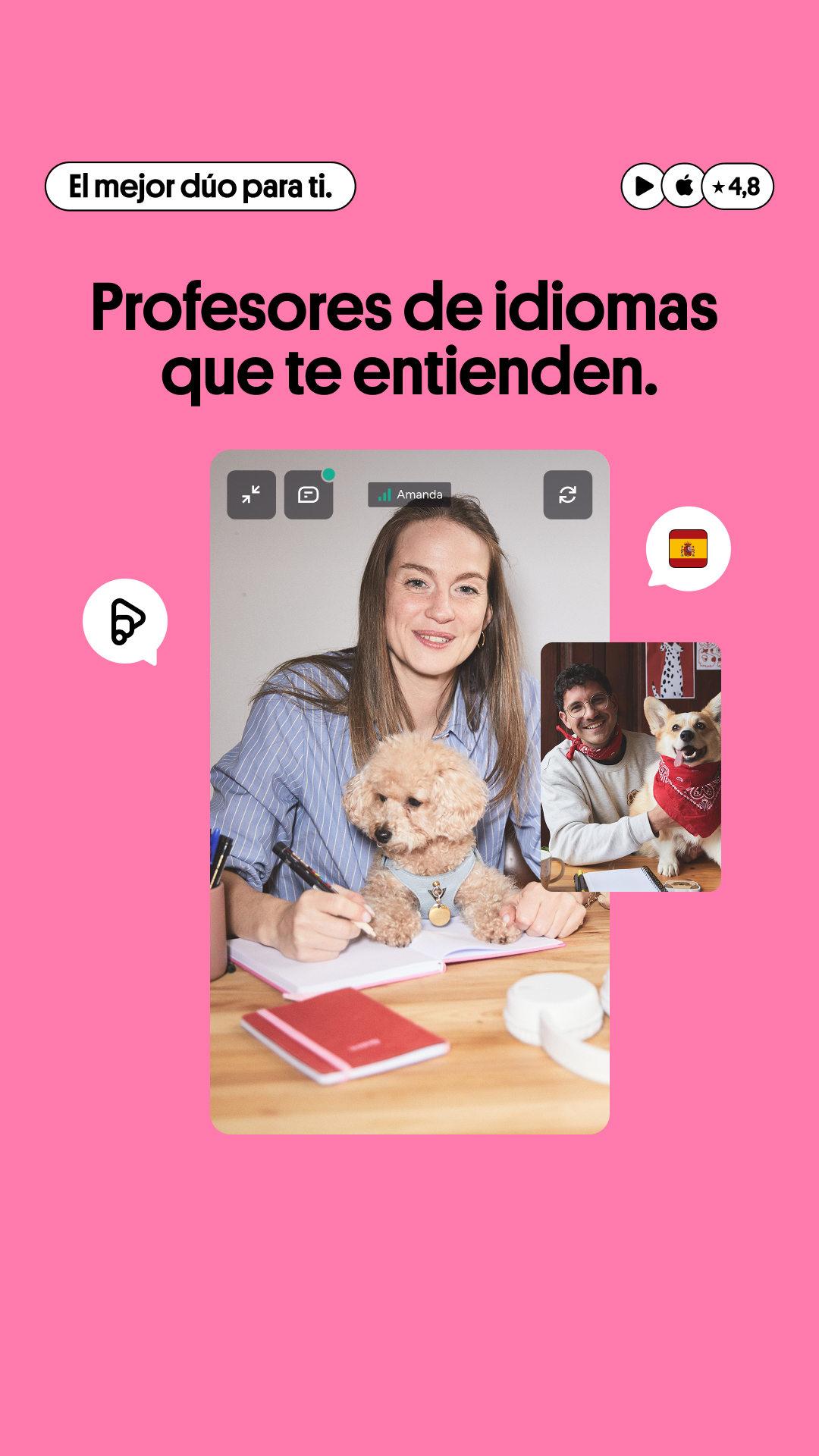 Preply Facebook ad