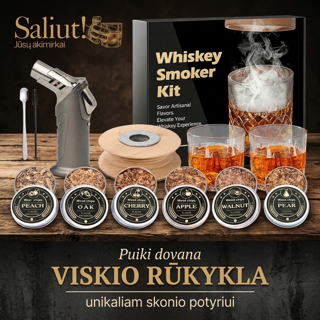 Saliut.lt Facebook ad: Tobula dovana viskio megėjams!