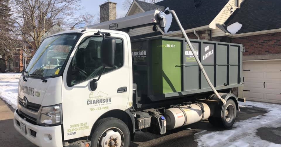 Clarkson Bins & Junk Removal Ltd. Facebook ad