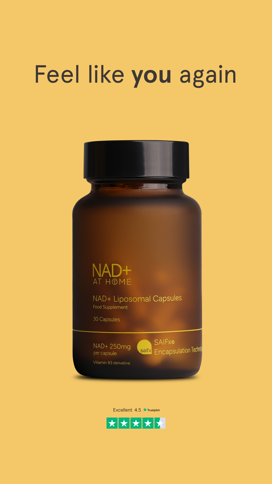 NAD+ AT HOME Facebook ad