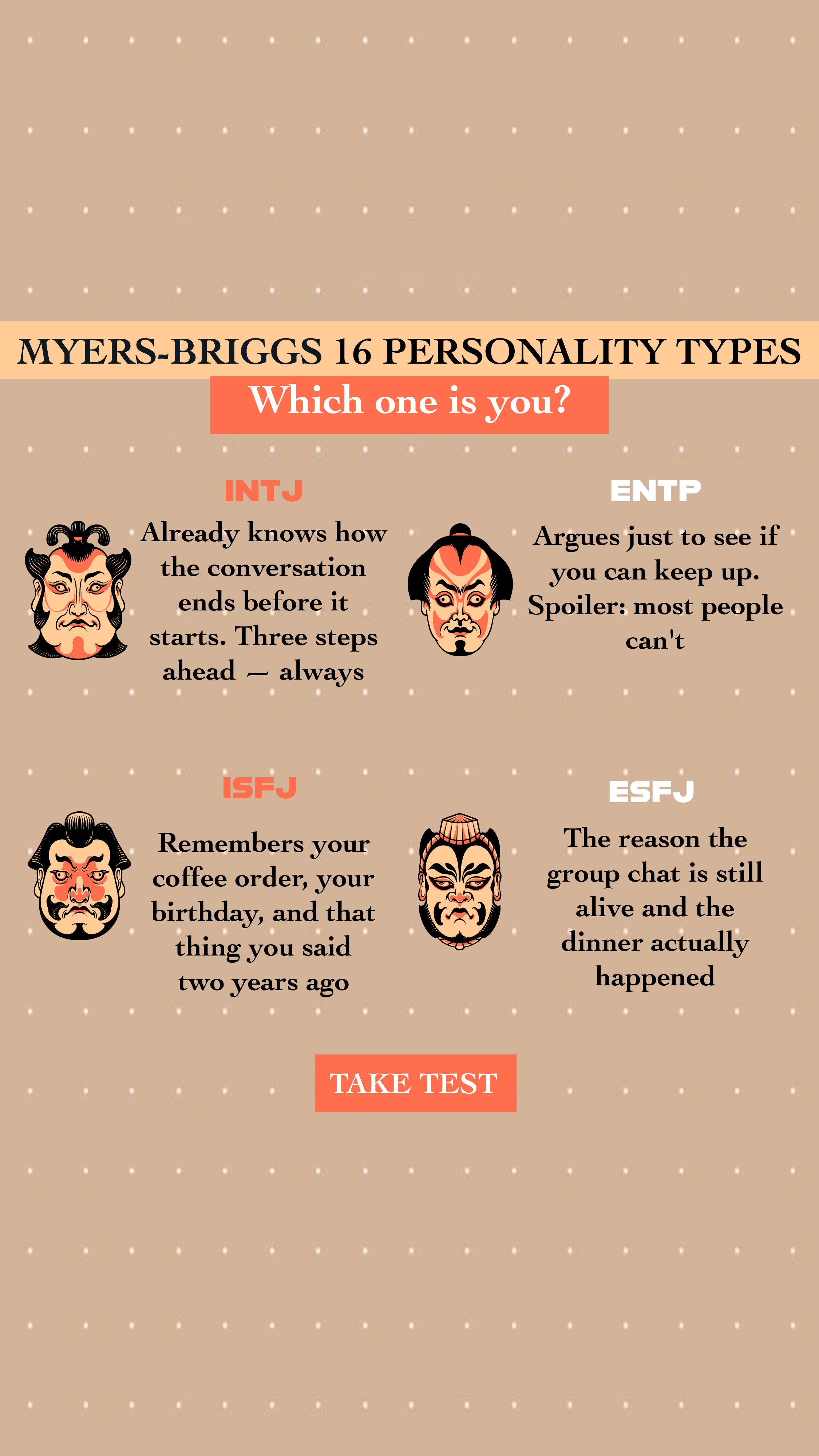 Personality Type Facebook ad