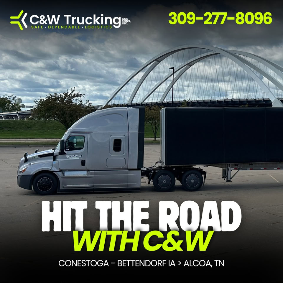 C & W Trucking, INC Facebook ad