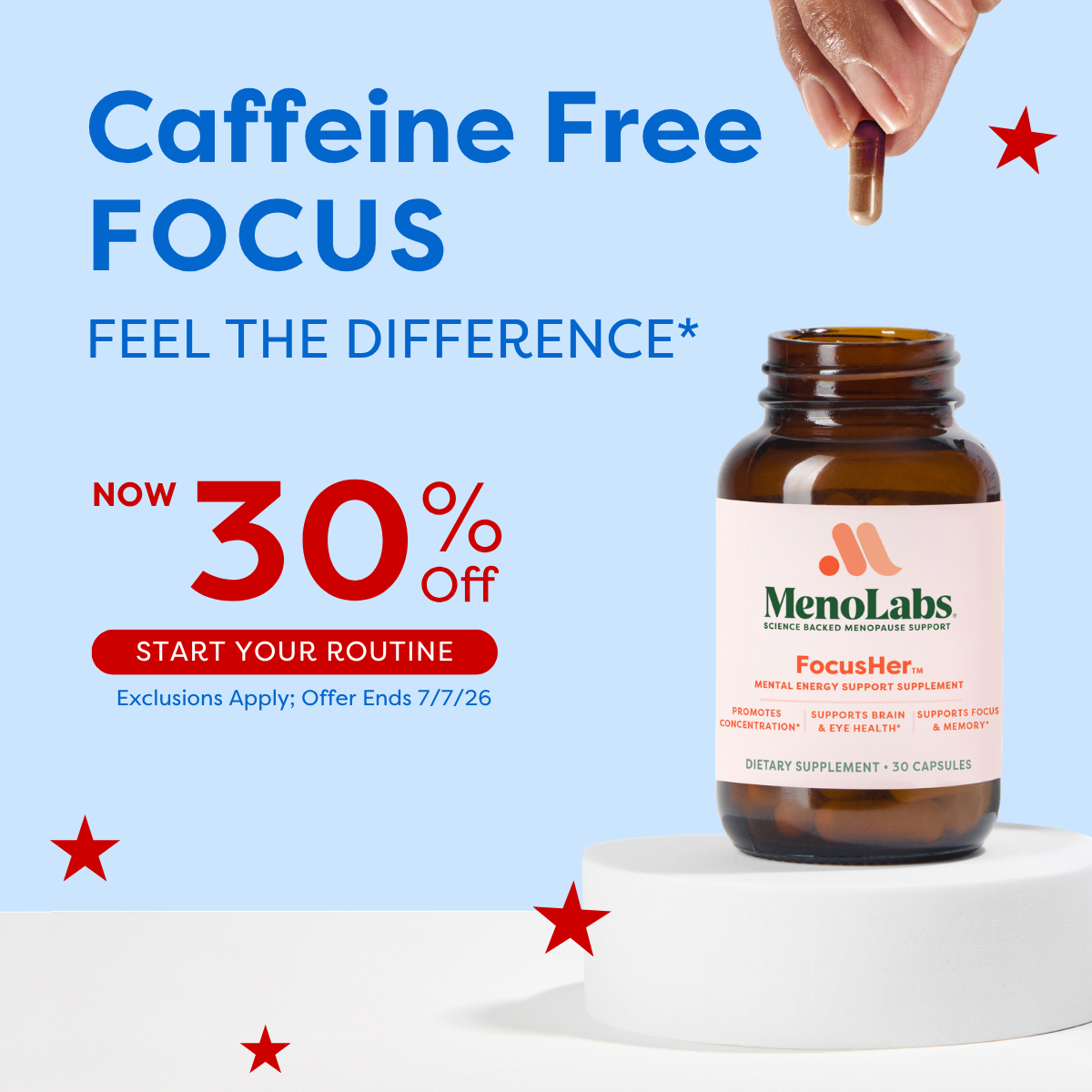 MenoLabs Facebook ad