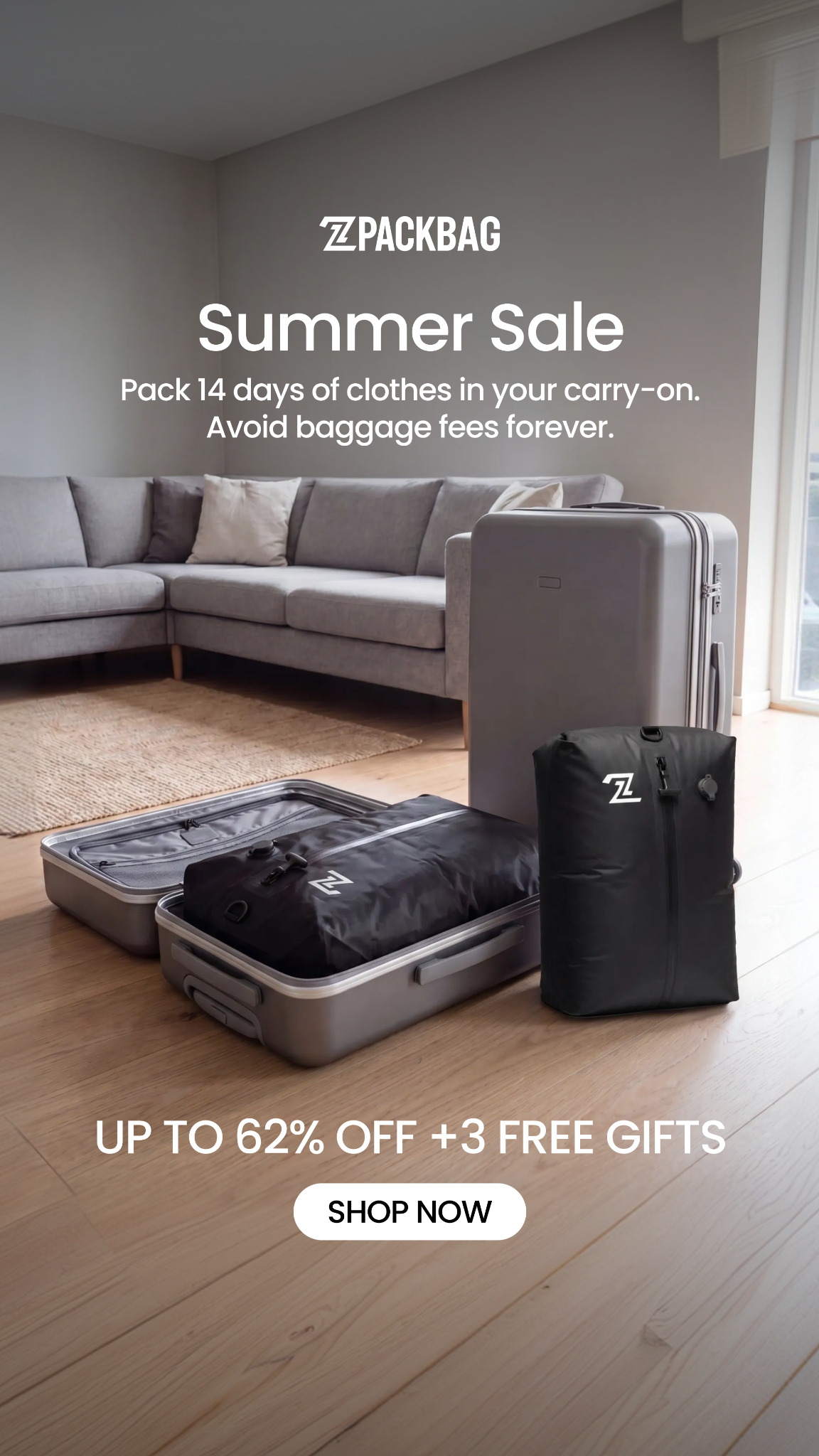 2packbag Facebook ad