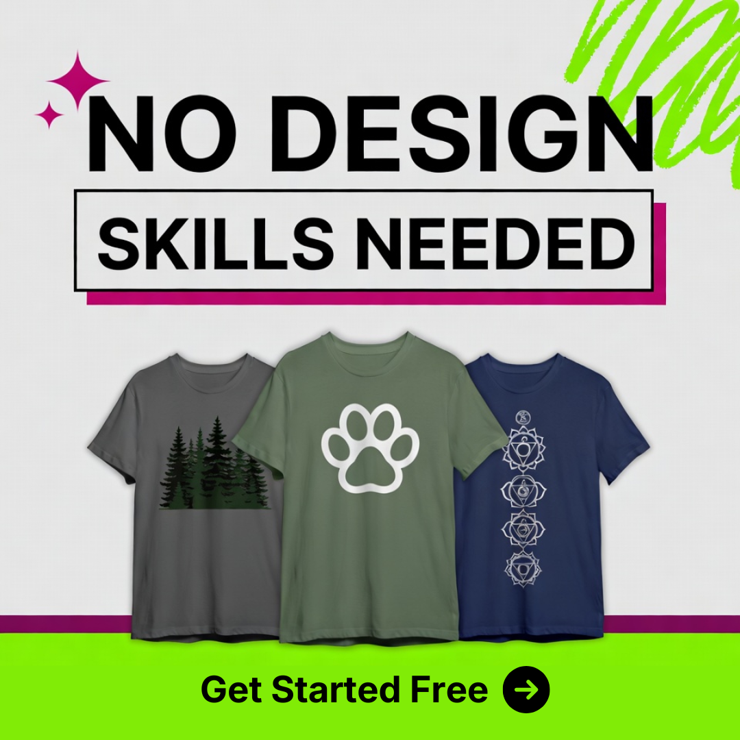 BuildMyPOD Facebook ad: Try it FREE!