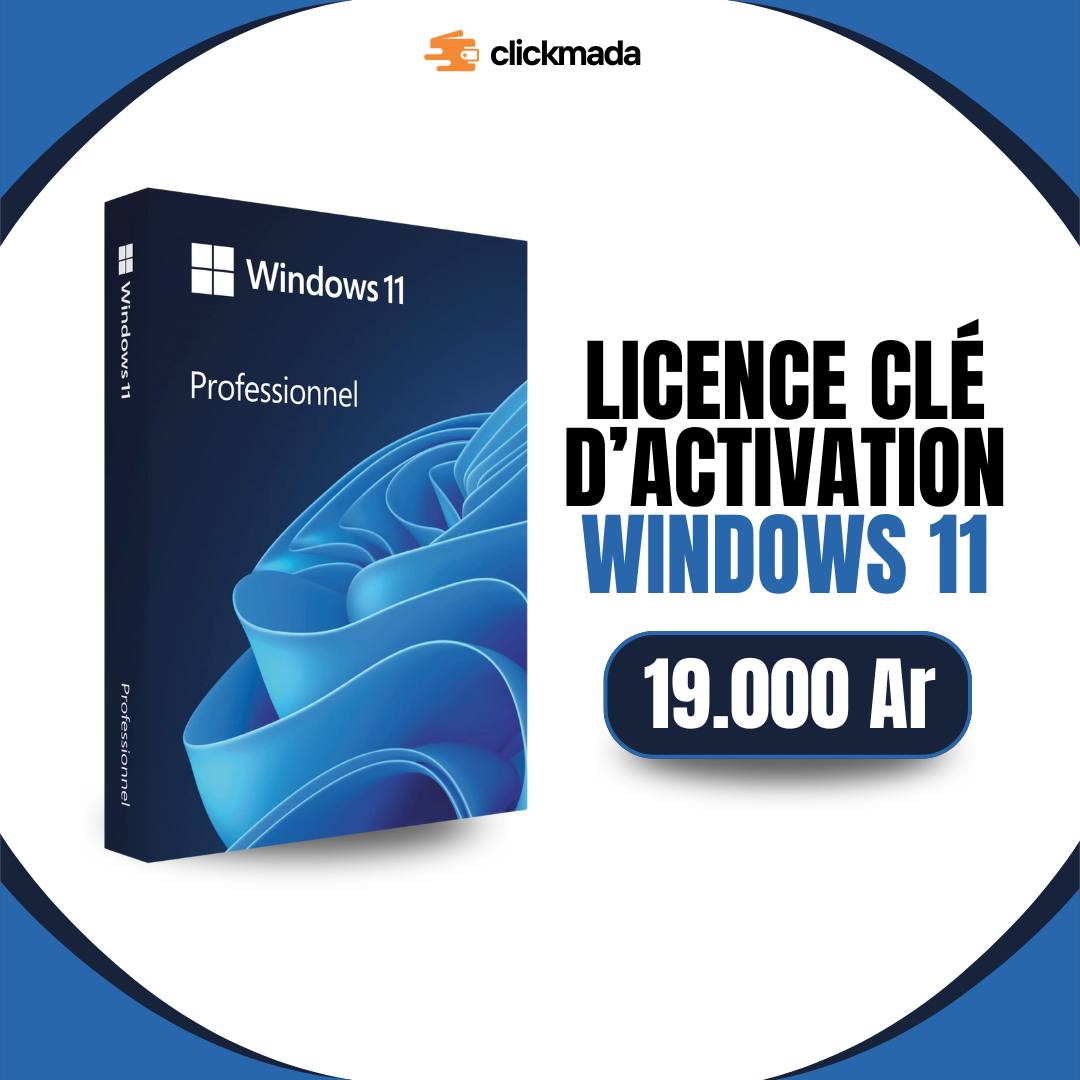 Click Mada Facebook ad: GROSSE PROMOTION lancée sur les licences Microsoft!