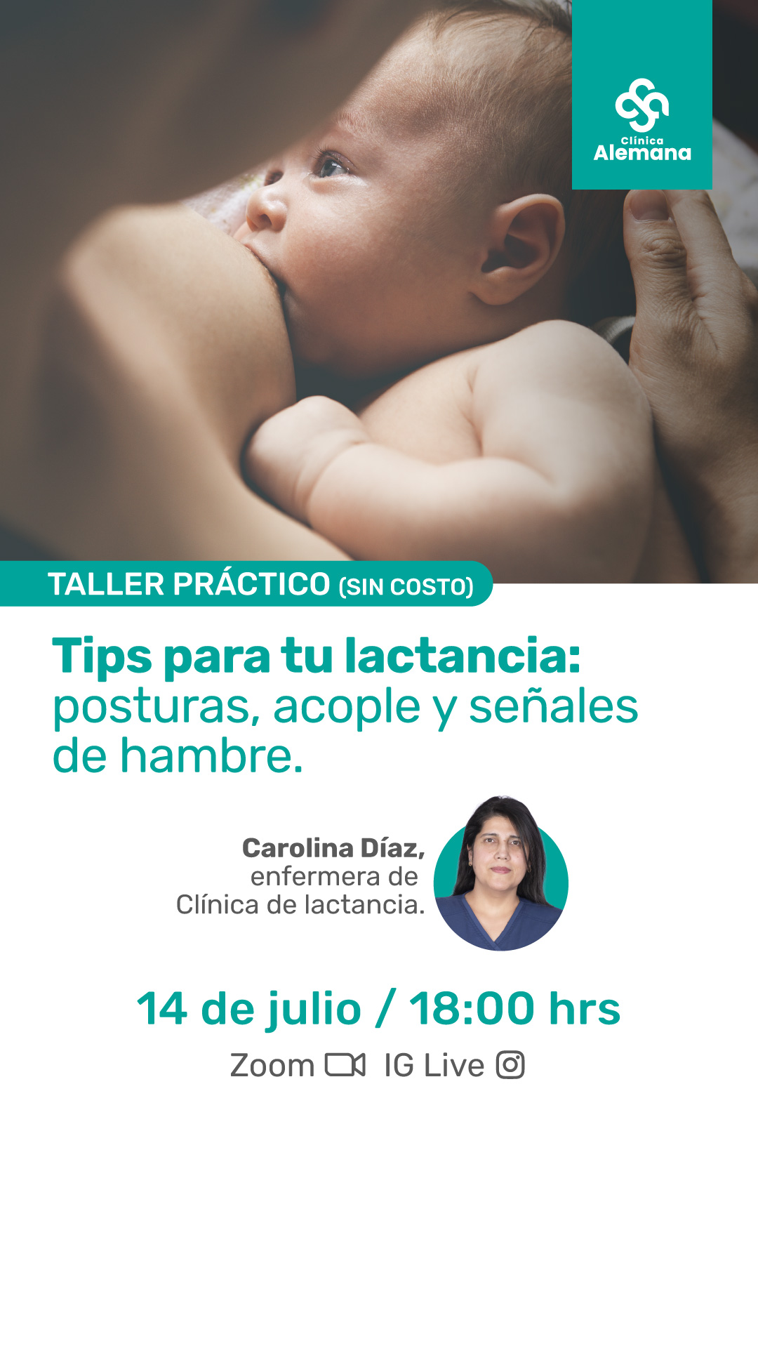 Clínica Alemana de Santiago Facebook ad