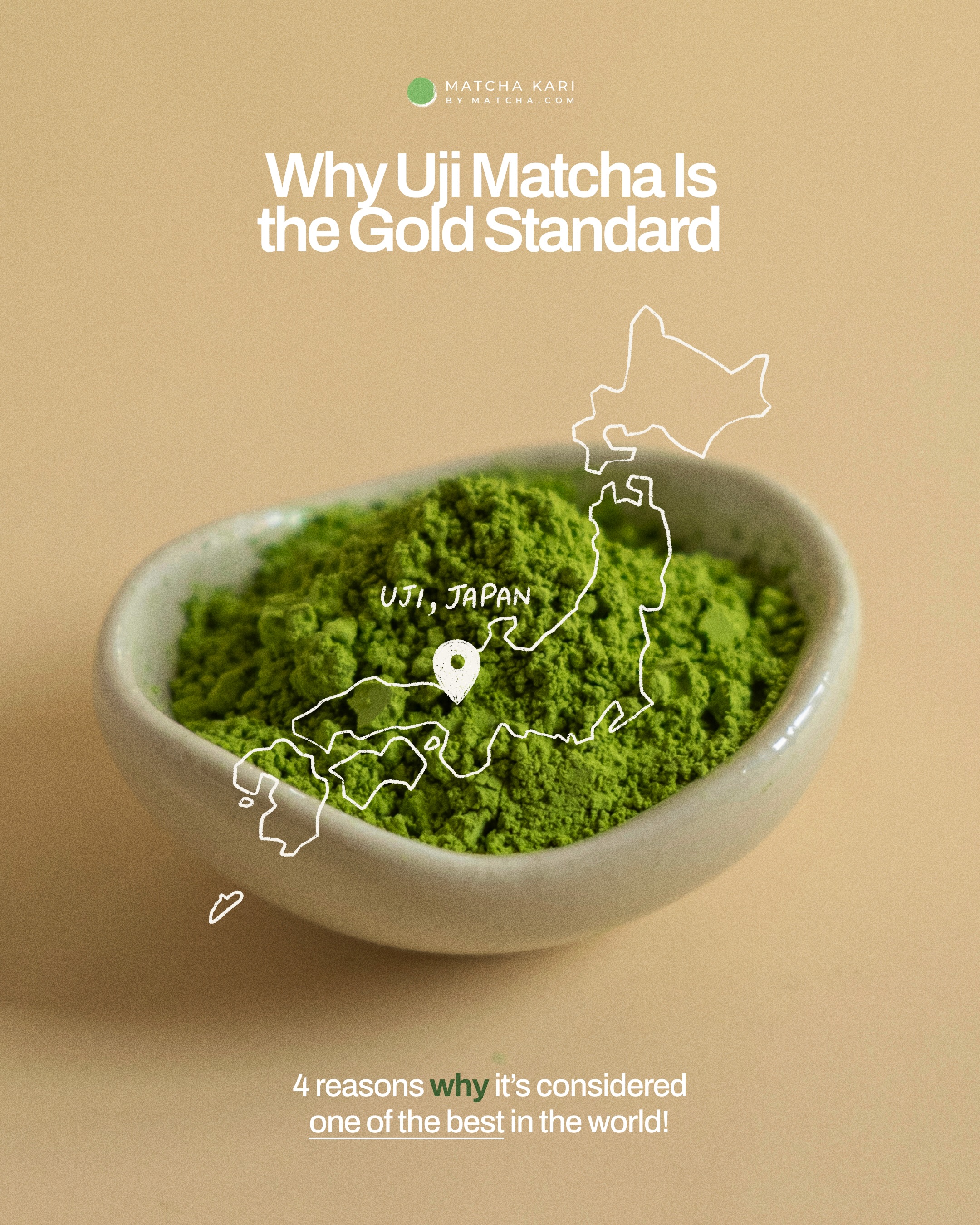 Matcha.com Facebook ad: There’s a reason matcha tins proudly note their…