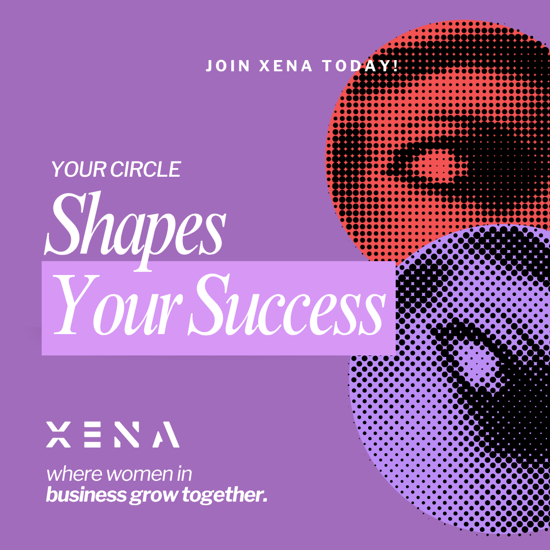 Xena Facebook ad: Connect with Female Founders, with Xena!