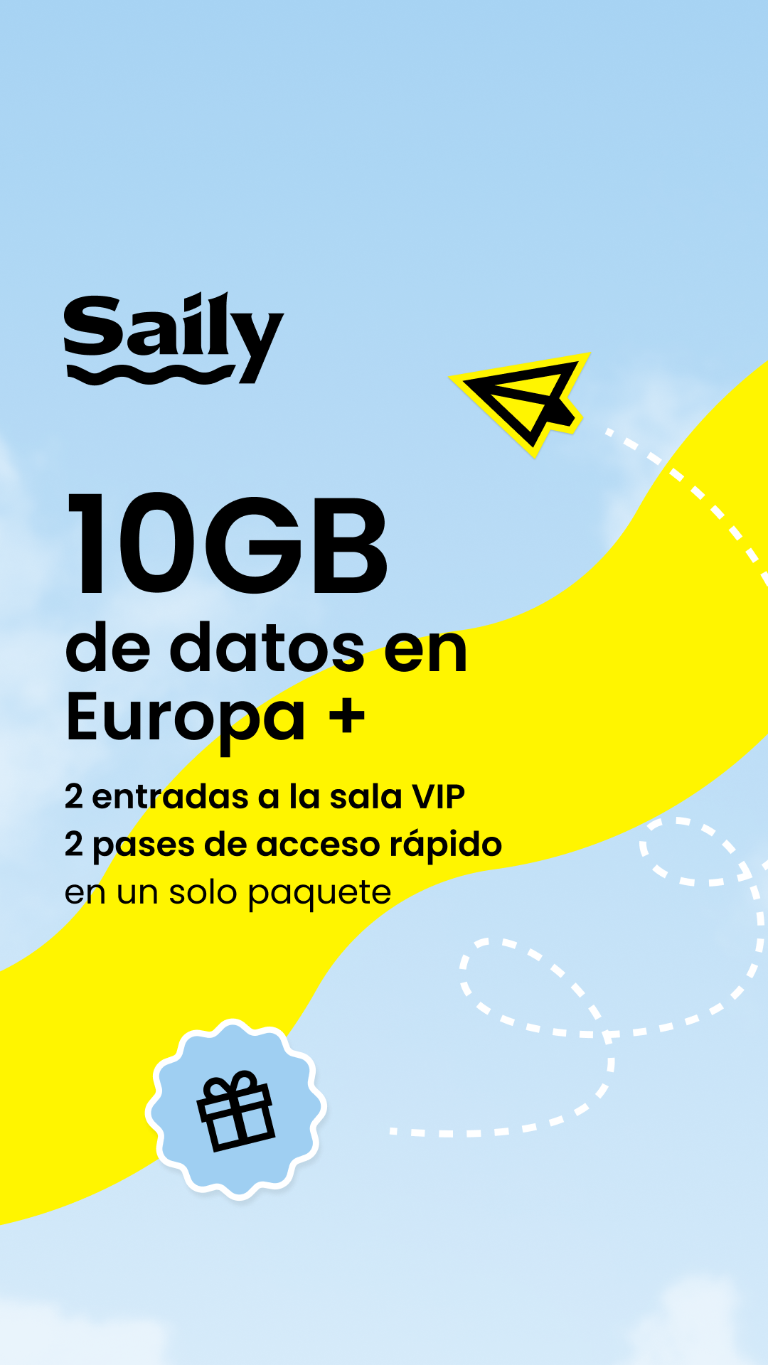 Saily Facebook ad