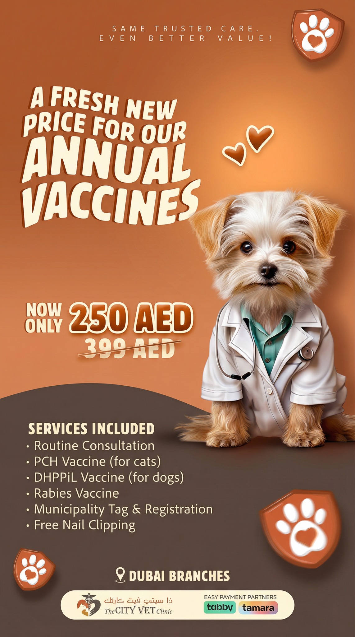 The City Vet Clinic Facebook ad from Jan 31, 2026