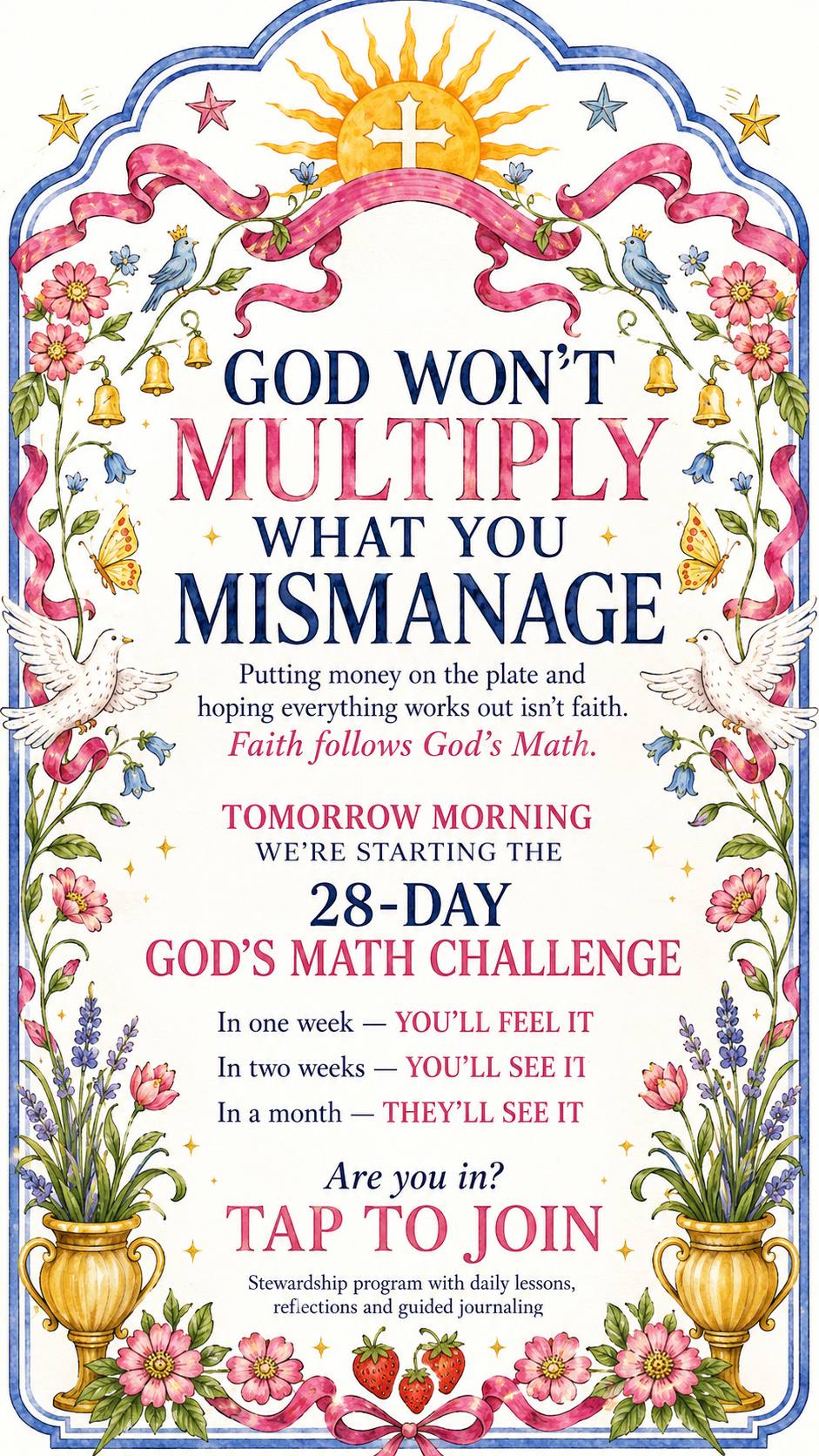 Stewardship & Life Reset Facebook ad