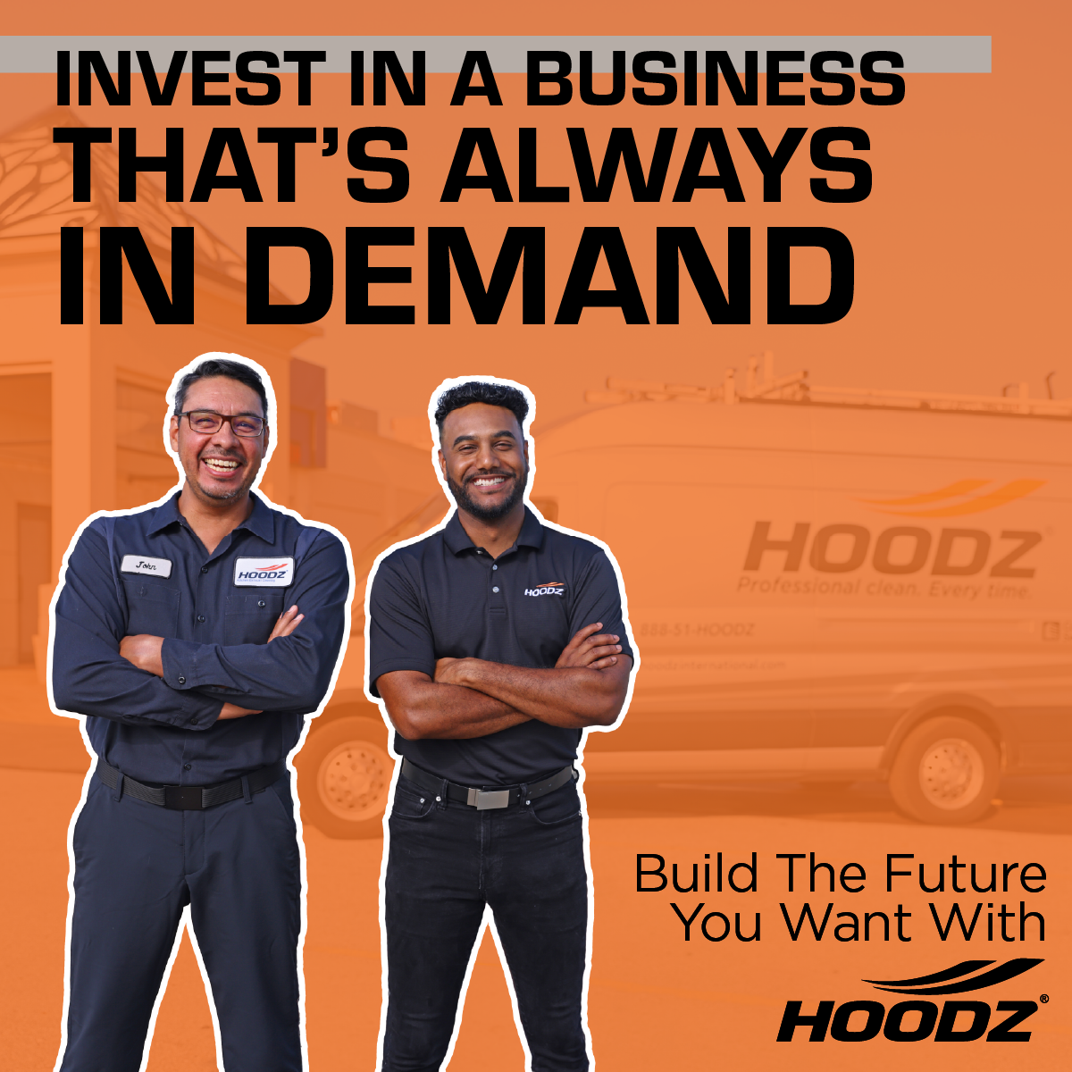 HOODZ International, Kitchen Exhaust Cleaning Facebook ad: Ever thought about owning your own business?
